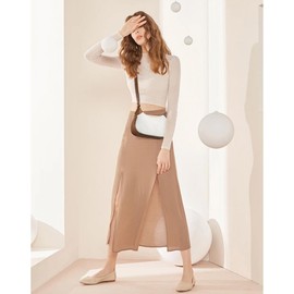 SENDEFN Shoulder Purses For Women Trendy Crescent Bag Vegan Leather Half Moon Clutch Hobo Handbags