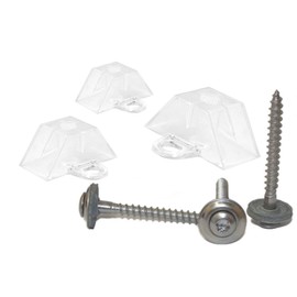Spacer 70/18 for Trapezoid + Plumber Screws 4.5 x 45 mm Pack of 100 Stainless Steel A2