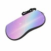 IBILIU Eyeglasses Case Rainbow Colorful Ultra Light Neoprene Sunglasses Case