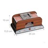 Relaxdays 10021343 card shuffler wood