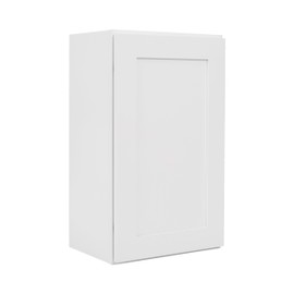 ONESTOCK White Shaker Wall Cabinet - Ready to Assemble, Perfect for Kitchen, Laundry, and Bathroom Storage - 15" W x 36" H x 12" D