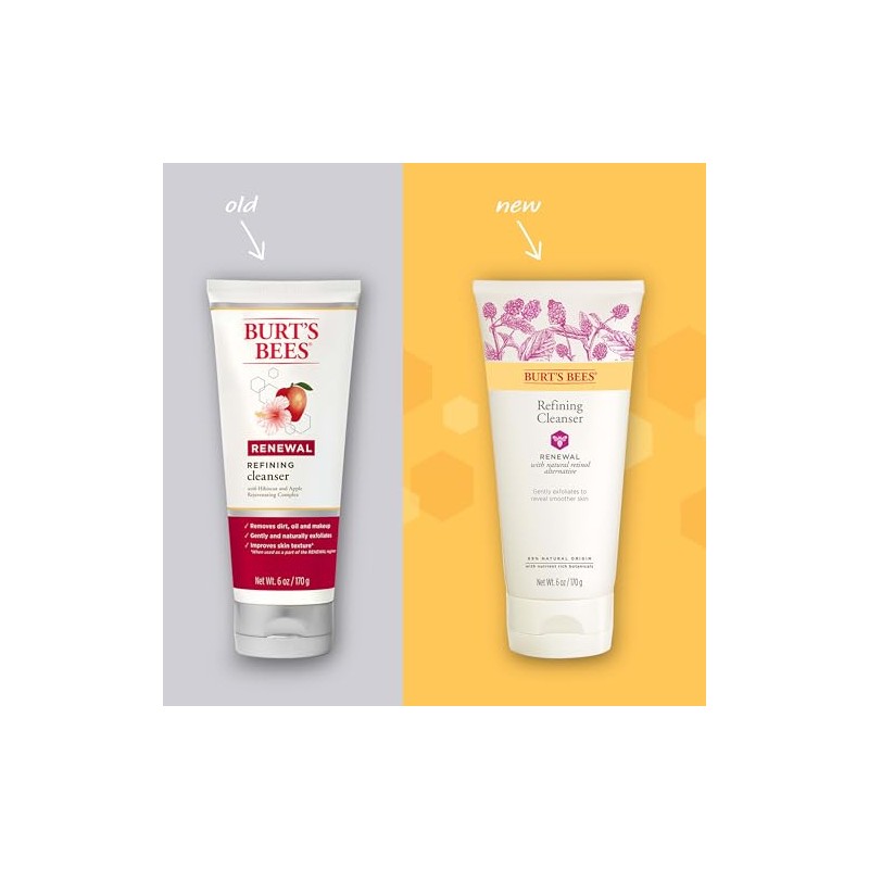 Burt's Bees crema renovadora, Cleanser, 177.44 ml (6 oz)