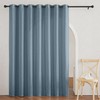 RYB HOME Extra Wide Semi Sheer Curtains, Grommet Easy Sliding