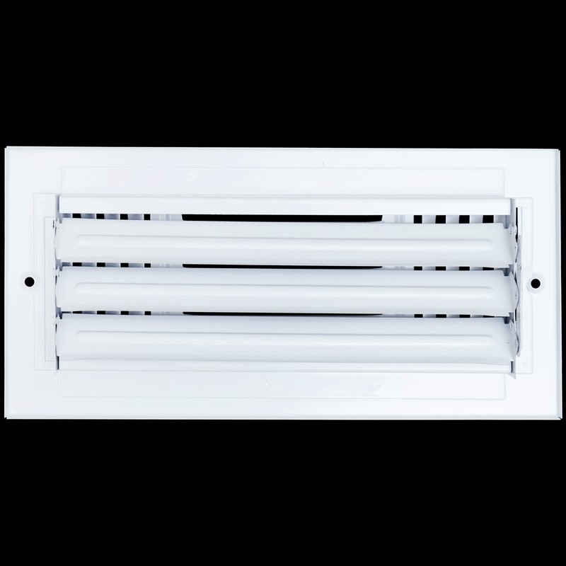 Fits 10x4 Duct Opening 3 Way Steel Air Supply Diffuser