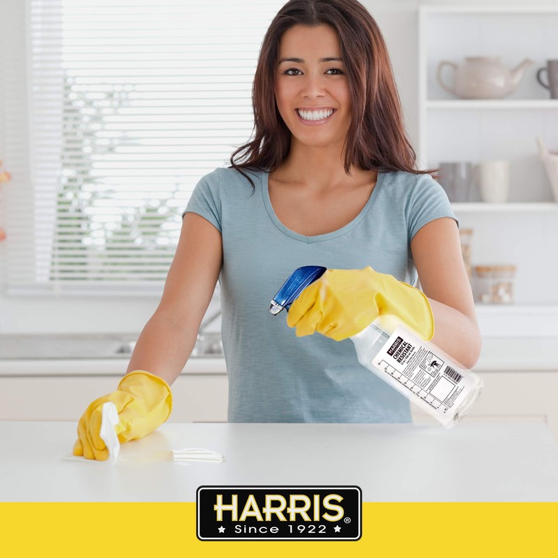 HARRIS Chemically Resistant Professional Empty Spray Bottles, 32oz (3-Pack), for