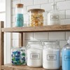 32PCS Laundry Room Labels Waterproof, Clear Laundry Labels for Jars,