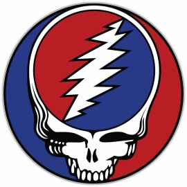 Grateful Dead Rock Music Car Bumper Window Sticker Decal 4.6"X4.6"