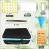 120 Slots Seed Storage Organizer with 25 Envelopes Portable Sturdy