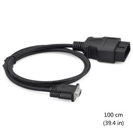 iKKEGOL 1M 3.3ft DB9 Serial RS232 to OBD Cable Female to Male Diagnostic Extension Cord