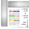 2026 Monthly Calendar Badge Card Vertical (1 Card)