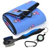 Mile High Life Printed Golf Towel(16"x24") and Brush Tool Kit,Microfiber