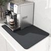 AMOAMI-Coffee Mat Hide Stain Rubber Backed Absorbent Dish Drying Mat