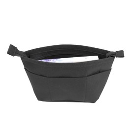 Lckaey Purse Organizer Insert for Tote Handbags,Felt Bag organizer with zipper1075black-S