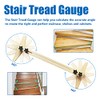 Stair Tread Gauge and Shelf Layout Tool, Suitable for Stairs,