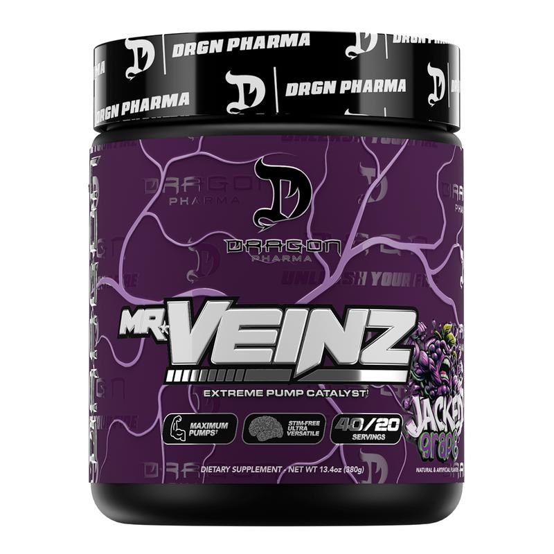Dragon Pharma Mr. Veinz Pre Workout Powder – Non-Stim Formula
