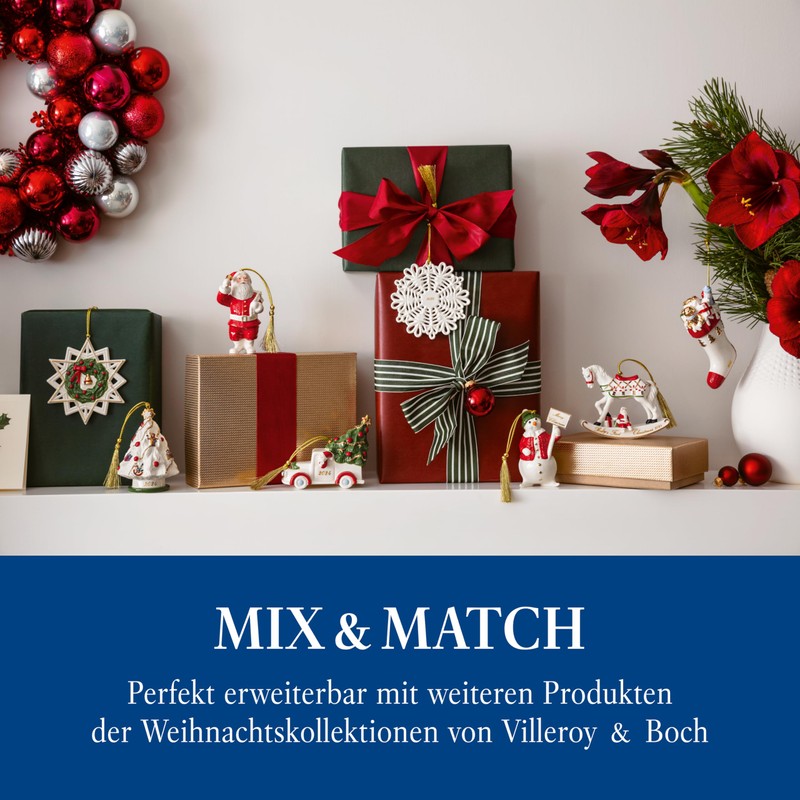 Villeroy & Boch Christmas Classics Ornament Star 9.5 x 1.5