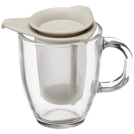Bodum K11239-913 - Yo-Yo, Tazza in vetro con filtro in plastica, capacità: 0,35 l