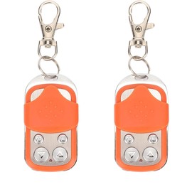 CYTGOUPER Automatic Door Remote Control, Portable Sensitive Gate Motors with Remote Control,Gate Clicker for Chicken Coop Doors (2, Orange)