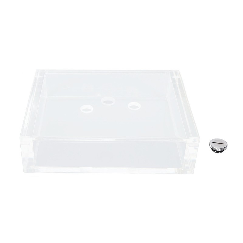 Computer Water Cooling Reservoir Rectangle Transparent Acrylic PC Water Cooling