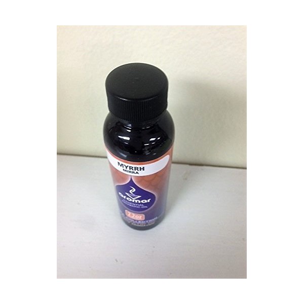 Aromar Aromatherapy Essential Aromatic Burning Oil Myrrh Spa Collection (2.2 Oz Bottle)