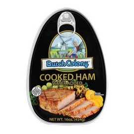 Dutch Colony Cooked Ham 16oz Can (Pack of 6)
