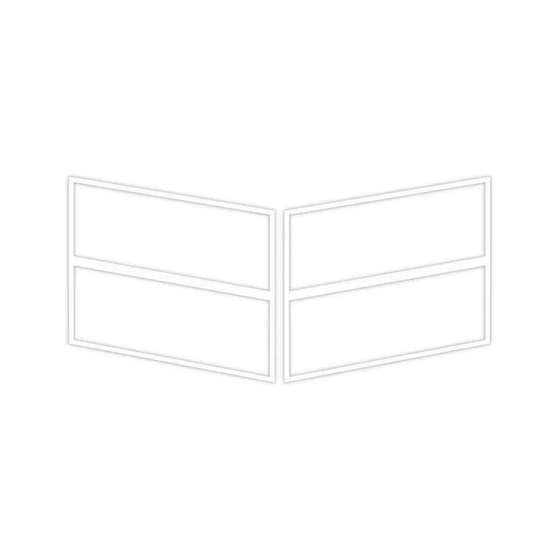 Build & Batten 8 Pack HERRINGBONE FRETWORK 22" x 22"