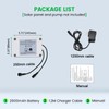 ECO-WORTHY Solar Fountain Water Pump Backup Battery 14.8V 2600mah for