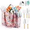 Grenebo Gardening Tools, 10-Piece Garden Tools Gift Set for Women,