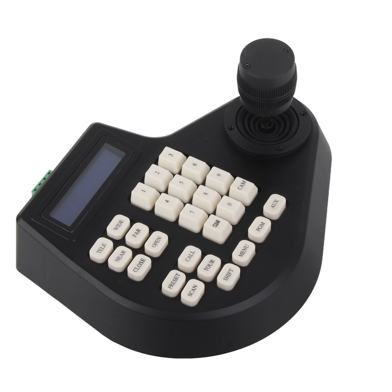 3D PTZ Camera Keyboard RS485 PTZ Joystick Controller LCD Display