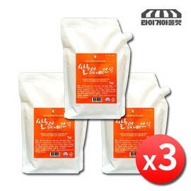 Grain Master Rice Germ Five-Grain Nurungji Seonsik 1kg x 3 Packs Domestic Grain Powder Breakfast Substitute Shake Meal Replacement Misugaru Powder / 곡물명가 쌀눈이 오곡 누룽지 선식 1kg x 3개 국산 곡물가루 아침대용 쉐이크 식사대용 미숫가루 분말