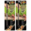Zoo Med Angled Stainless Steel Feeding Tongs Ideal for Snakes