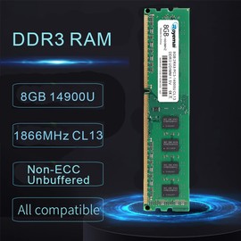 16GB PC3-14900U 2X8GB DDR3 14900 1866MHz PC3-14900 16G 2Rx8 240-pin Udimm CL13 1.5V Módulo de Memoria RAM de computadora
