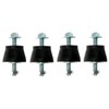 4 x anti-vibration feet/vibration damper (load capacity 60 kg per
