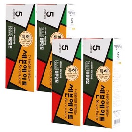 780 Gray Hair Dye (4 packs) + Dyeing Tools + Cleansing Foam 225ml / 세븐에이트 새치 염색약 4개+염색도구+클렌징폼 225ml