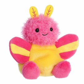 Aurora® Adorable Palm Pals™ Astrid Rosy Maple Moth™ Stuffed Animal - Fun Collectible Plush for Kids and Adult Collectors - Perfect for Decorating Rooms and Birthday Gifts - Pink 5 Inches