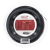 MSV Unisex – Erwachsene Focus-HEX Ultra Saitenrolle 200m-Schwarz Tennis-Saite, schwarz,