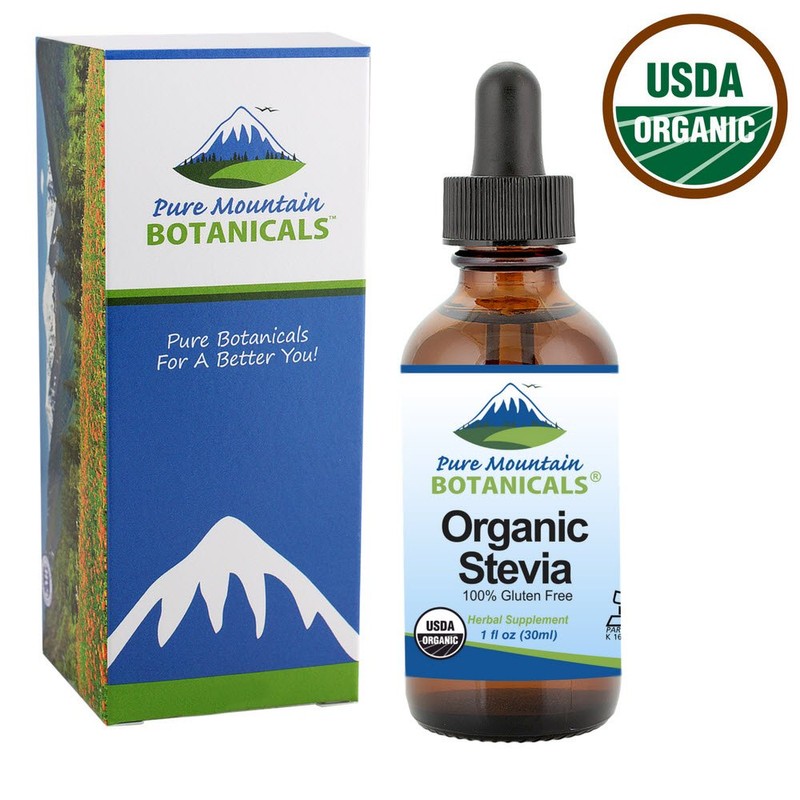 Organic Liquid Stevia Sweetener – Alcohol Free and Kosher Sweet