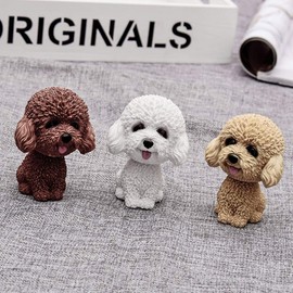 Fontee Shaking Head Dog Car Cute Nod Doll Decorations Car Interior Decoration Bobblehead Dashboard Decoration