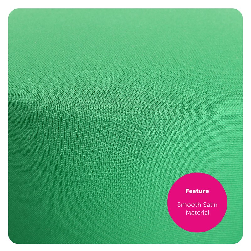 Green Satin Top Hat - Fancy Dress Dance Show Accessory