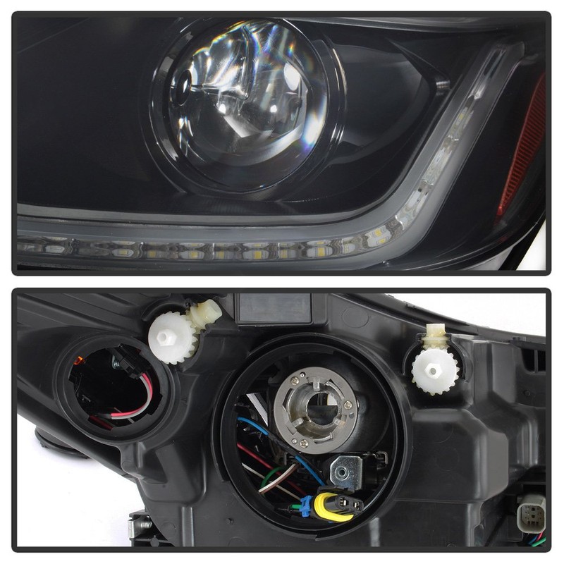 ACANII - For 2016-2018 Chevy Cruze Stock Projector Style w/LED