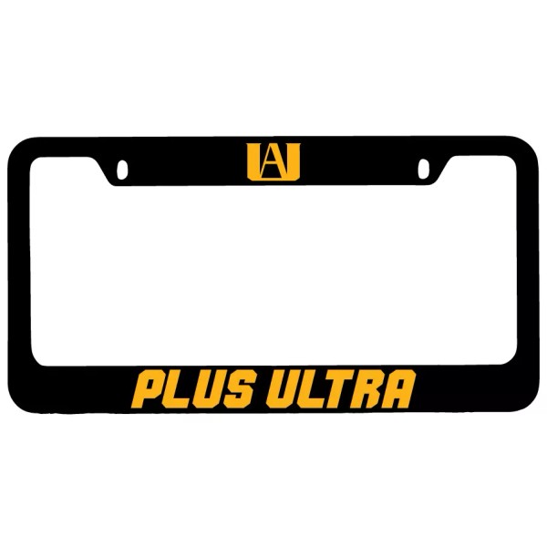 SEC13 Frames Plus Ultra Black METAL License Plate Frame My