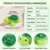 Miniature Green Turtle Figurines 60 Pcs Resin Garden Decor