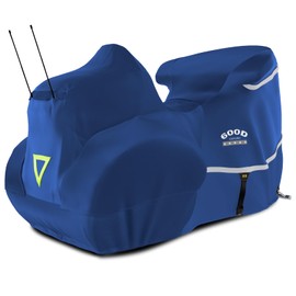 Rosefray Trike Cover,Motorcycle Cover Heavy Duty 600D Waterproof for Trike Models, Tri Glide, and CVO Version, Goldwing, Chidftain, Challenger, Elite Storage, Blue