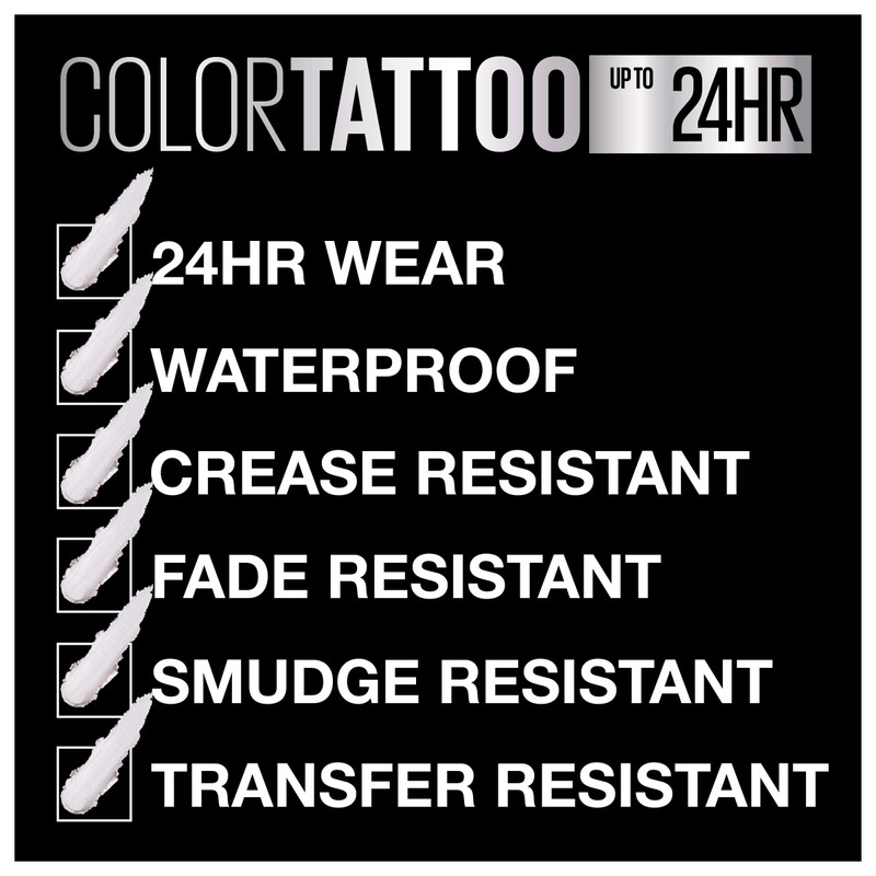 MAYBELLINE, Color Tattoo Oogschenuw 150 Socialité Black Ink