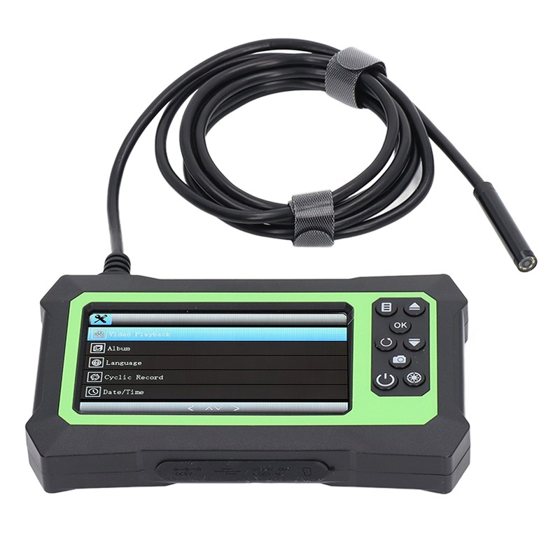 Endoscope 8mm Lens 4.3in LCD Screen Borescope Camera IP67 Waterproof