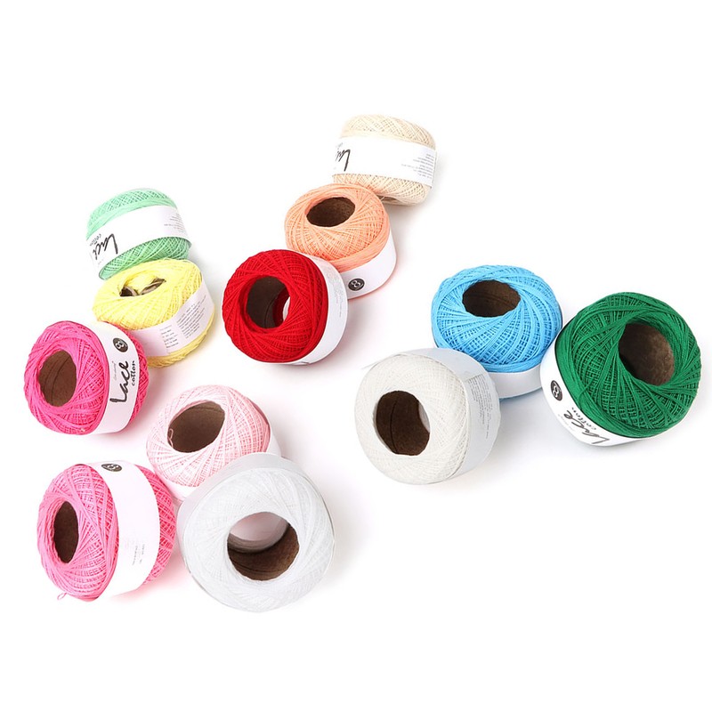 Lace Line Cotton Hand Crocheted Summer Silk Light Thin Line