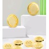 NIDETION Golden 19mm/0.75" Circular Soffit Vent, Stainless Steel Mesh Hole