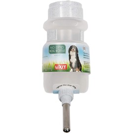 Lixit DW-44 No Drip Dog Top-Fill Water Bottle, 44-Ounce, Assorted Colors