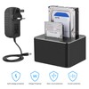 Hard Drive Docking Station USB3.0 Aluminium Alloy 7+15Pin SATA 5Gbps