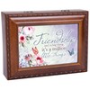Friendship Things Woodgrain Rope Trim Music Box Plays That's What